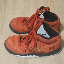 Nike Air Jordan 5 Retro TD Toddler Size 9C Shoes Raging Bull Red 440890-600