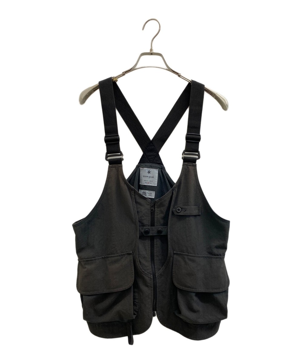 Men's Black Takibi Vest Size M - Snow Peak JK-19SU106 | eBay