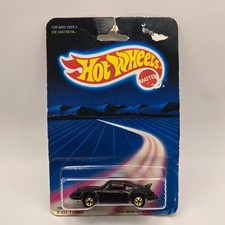 1986 Hot Wheels Porsche P-911 Turbo 3968 All Black w/ Gold Wheels NEW Sealed