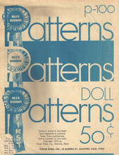 VINTAGE 11 "  12" TEEN DOLL CLOTHES KNIT  SEWING PATTERN BOOKLET  1970