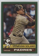 2025 Topps Heritage Dark Green Border Donovan Solano #269 1gj7