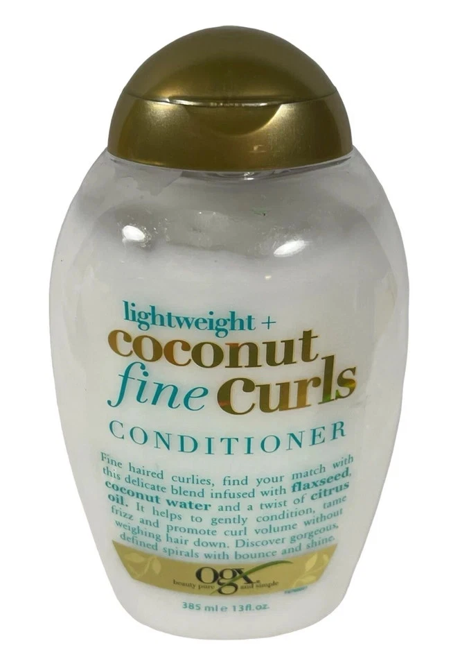 (2) OGX Lightweight + Coconut Fine Curls Conditioner 13oz each - Image 2 of 4