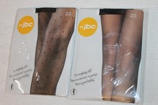 2 x JBC Damen Strumpfhosen Strümpfe schwarz Gr. 46/48