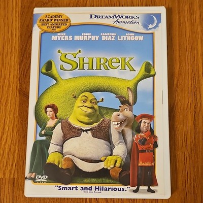 DreamWorks Shrek Full Screen DVD PG Region 1 Animation Family