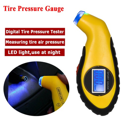 #ad LCD Digital Tire Pressure Gauge Auto Car Truck Bike Air PSI Meter Tester Gage $3.99
