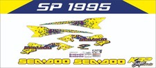SEADOO SP 1995 Graphics / Decal / Sticker Kit CUSTOM YELLOW, PURPLE , TEAL