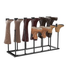 Wellington Boot Rack 6 Pairs Two-Tier Boot Stand Steel Shoe Rack Indoor&Outdoor