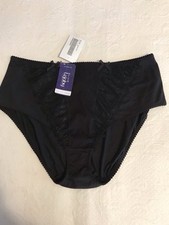 Elixir Lejaby Panties New With Tags French Lingerie Sz XXL Black With Lace
