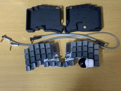 Keyball39 Rev2 Custom Mechanical Keyboard Split Ttc Kang White V3