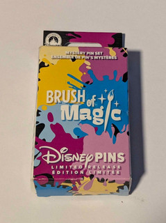 Disney Brush of Magic Mystery SEALED Damaged Box 2 pins sealed