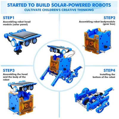 Solar Power Robotics Set | Educational Toy for Boys & Girls