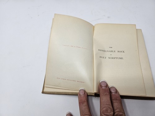 Impregnable Rock Of Holy Scripture W. E. Gladstone - 1896 Altimus Edition HC - Picture 9 of 15