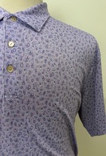 Peter Millar Summer Comfort Men  s XL Purple Cocktail Performance Golf Polo Shirt