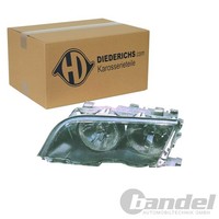 Diederichs Scheinwerfer Mit Lwr-Motor Schwarz Links Passend FüR BMW 3Er 1214081