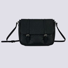 Gucci GG Monogram Jumbo Leather Medium Crossb...