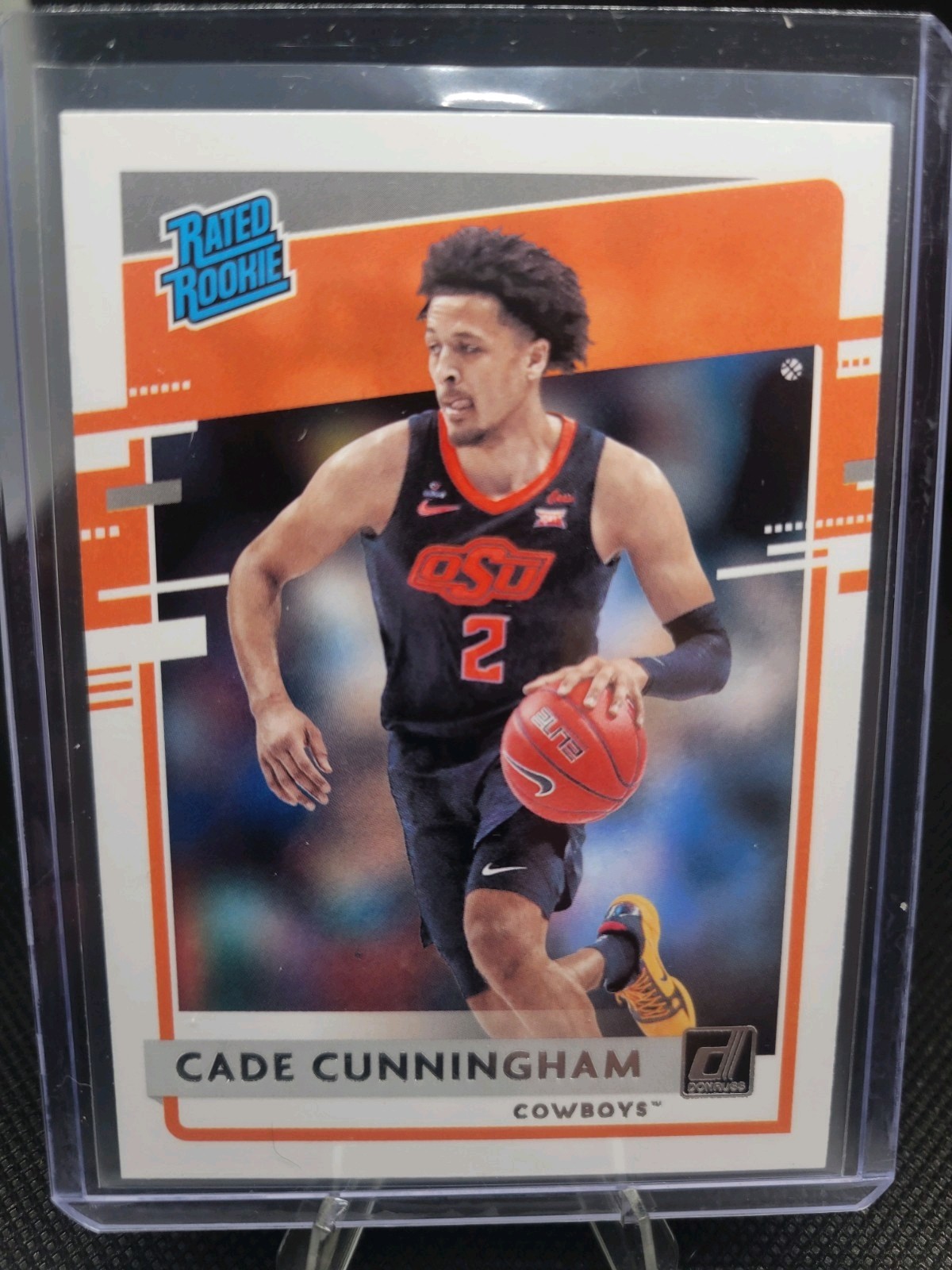 2021-22 Chronicles Donruss Draft Picks Rated Rookie Cade Cunningham #26 RC OSU