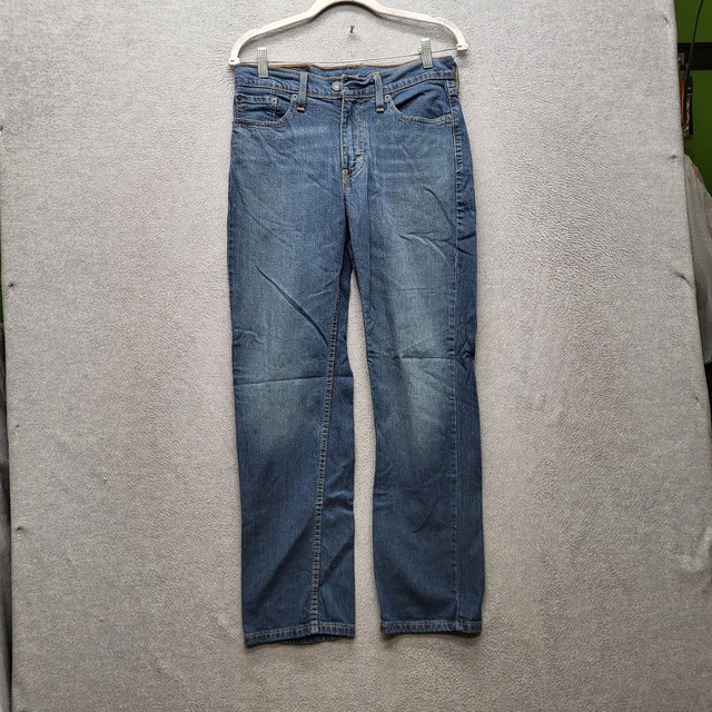 Levi's 514 Men Jeans 30X30 Blue Denim Straight Fit 29" Inseam