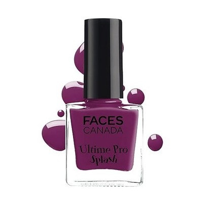 FACES CANADA Ultime Pro Splash Nagellack - Mulberry 134 (8ml) | Schnelltrockn...