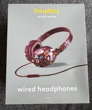 Heyday Artist Series Wired Headphones Allie Dettmann Floral Design Open Box