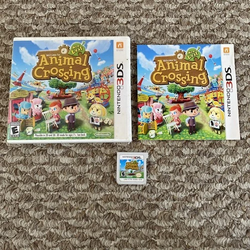 Animal Crossing New Leaf - Nintendo 3DS - Complete in Box CIB - TESTED AUTHENTIC