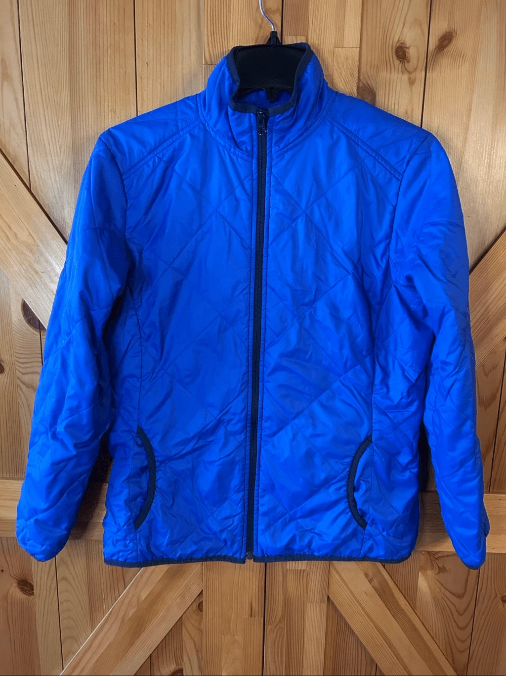 Duluth Men’s Light Quilted Puffer Jacket Blue Size Small (5467)Read