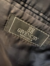 Givenchy Monsieur 100 Wool Tuxedo Striped Suit Size XL