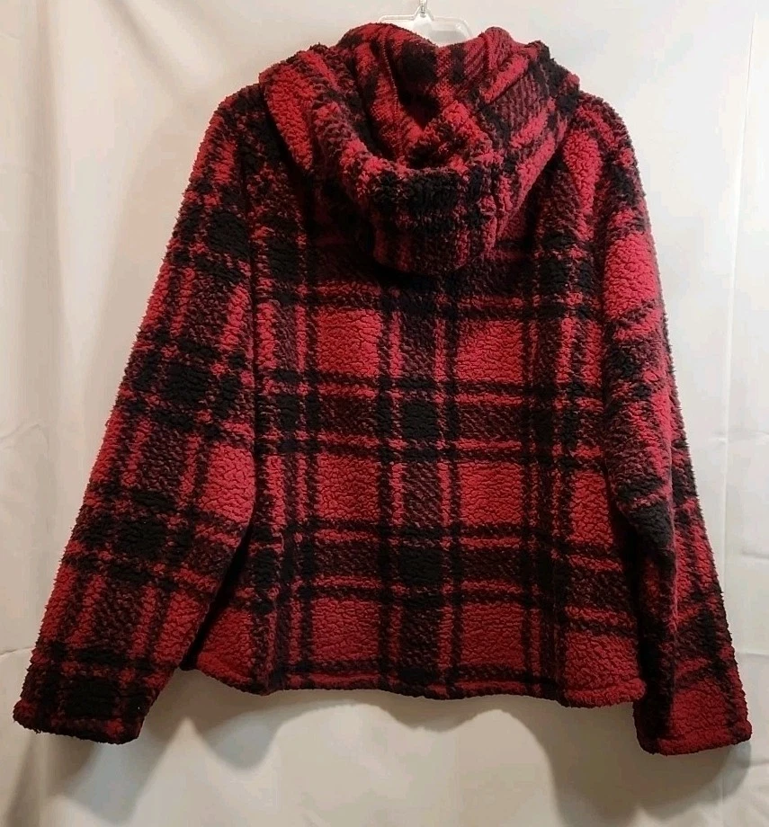 UNDERCOVER Felpa con cappuccio pullover sherpa Victoria's Secret rosa collo imbuto con tasca frontale media