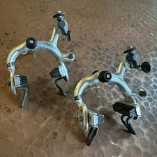 Vintage Motobecane Road Bike Brakes Brake Calipers Front Rear Set Side Pull