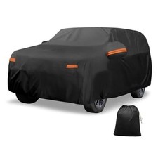 Car Cover Outdoor Waterproof Sun Rain Snow Hail Protection with Left Side