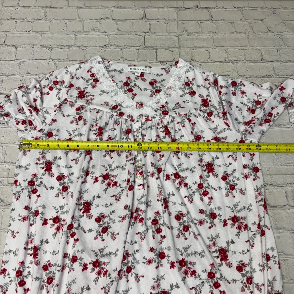 Vestido de noche tejido de manga larga para mujer Eileen West XL X-Large D045-29 Foto 2 de 4