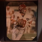 Joe Montana Kansas City Chiefs Signed Football Photo - Super Bowl Original