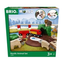 Brio Forest Animal Set 33988 26-Piece Wooden Rail Toy For Ages 3 And Up 