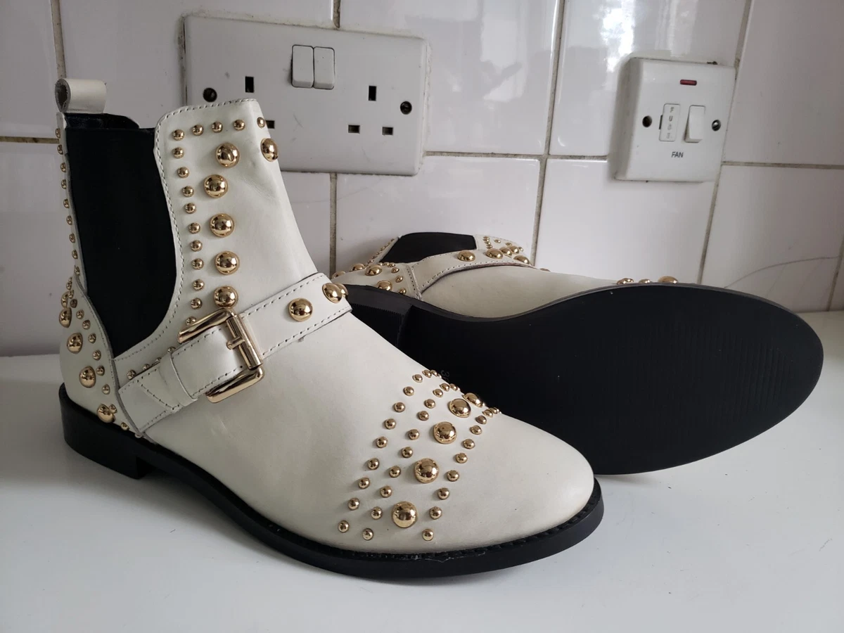 Designer flat ankle boots hotsell