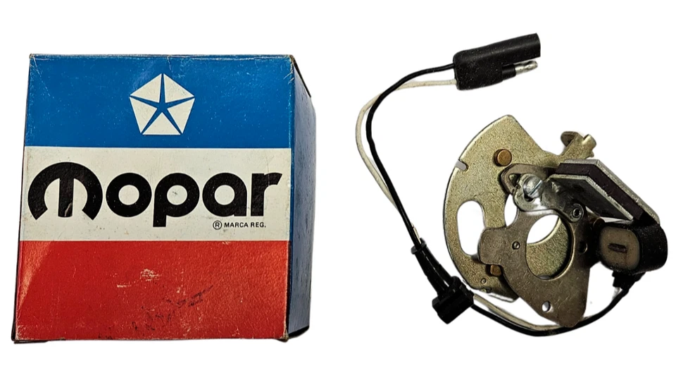 1974-1976 Dodge Plymouth Slant 6 Distributor Breaker Pickup Plate 3656866 NOS. - Image 2 of 4