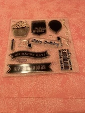 Close To My Heart My Acrylix D1529 CricutArtiste Collection Birthday