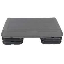 28” Fitness Aerobic Stepper Adjustable Risers Exercise Platform Workout Trainer