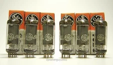 6X GE - General Electric Beam Power Tubes / 7061 / LI 188-5 -- KT