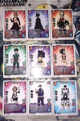 UniVersus UVS My Hero Academia UA Heroes Battle Promo Cards