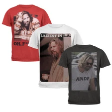 The Big Lebowski - The Dudes Picks 3 Piece T-Shirt Combo
