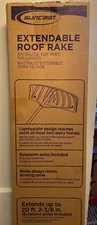 Suncast 20'  2-3/8 in Extendable Roof Rake Free S & H!