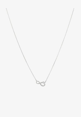 New Gift Box SWAROVSKI 5520576 Rhodium Crystal Infinity Pendant