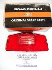 Lambretta gp scootopia cev marked rear light lens.