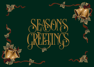 4x6 Milliken Season's Greetings Wintergreen Bells Area Rug - Approx 3'10''x5'4''