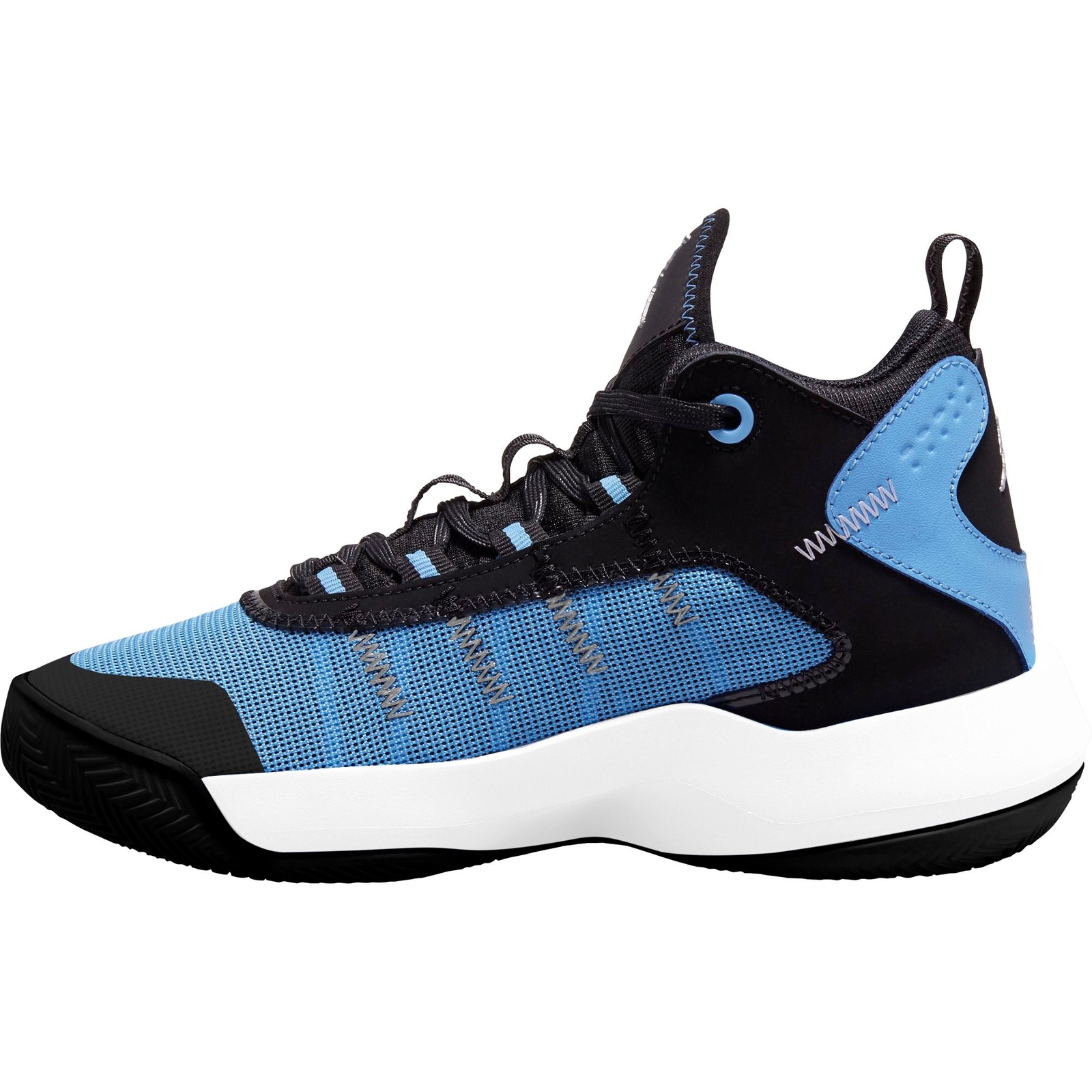Nike Kids Jordan Jumpman 2020 Basketball Boot/shoe - Univ'sity Blue/Silver/Black