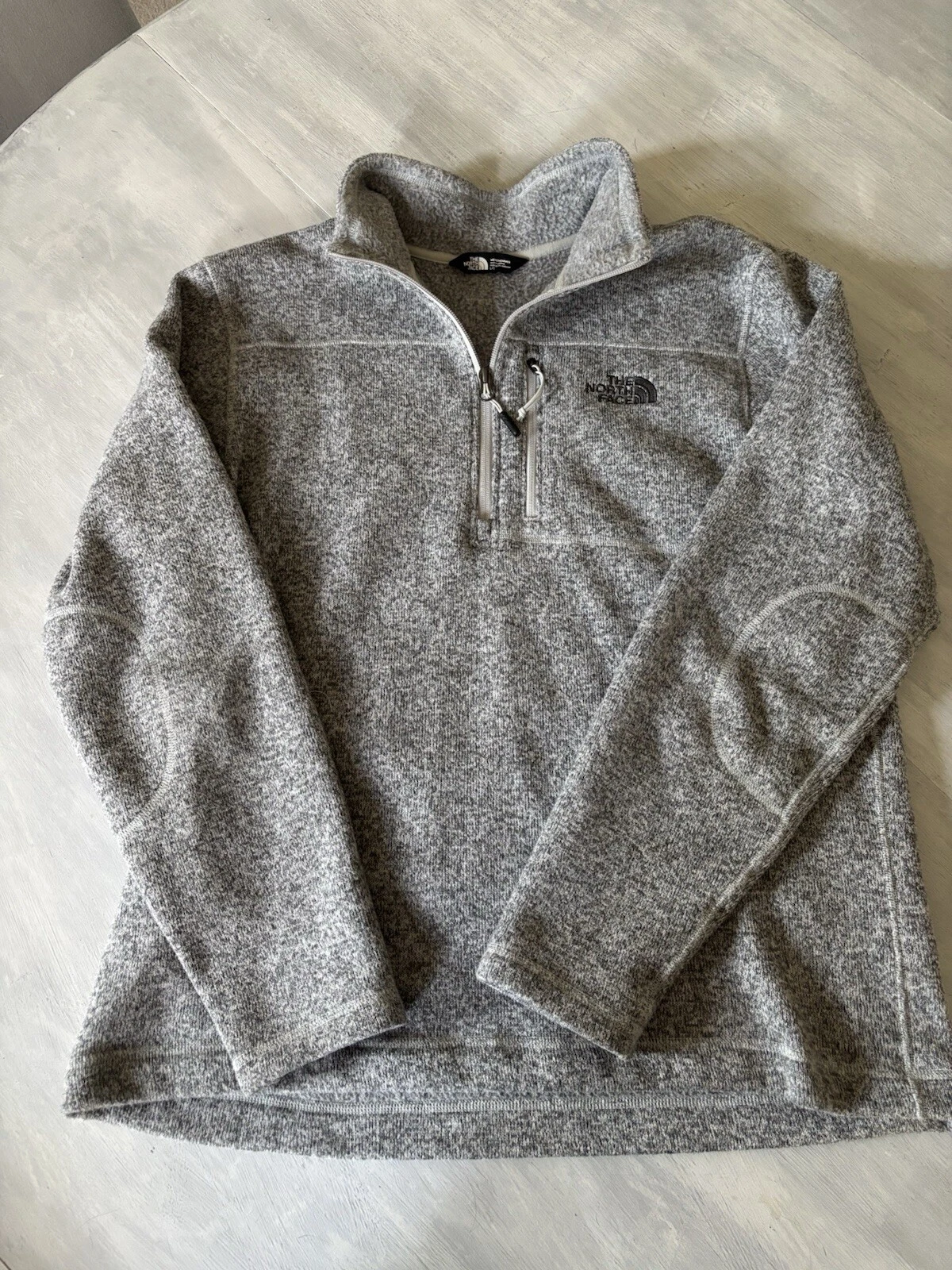 The North Face Gray Quarter Zip Size Large