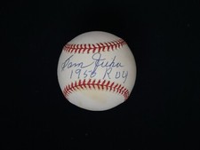 SAM JETHROE SIGNED OFFICIAL NATIONAL LEAGUE BASEBALL WITH 