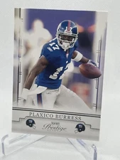2008 Prestige Plaxico Burress Giants Michigan State Football 