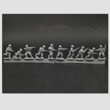 1/72 Scale Resin Soldier Miniatures Set WWII Military Figures War Game Model Kit