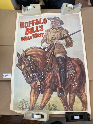 Buffalo Bills Wild West Vintage Poster 53F11 | eBay