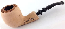 Erik Nording of Denmark Freehand Smooth Signature Tobacco Smoking Pipe - 5403K
